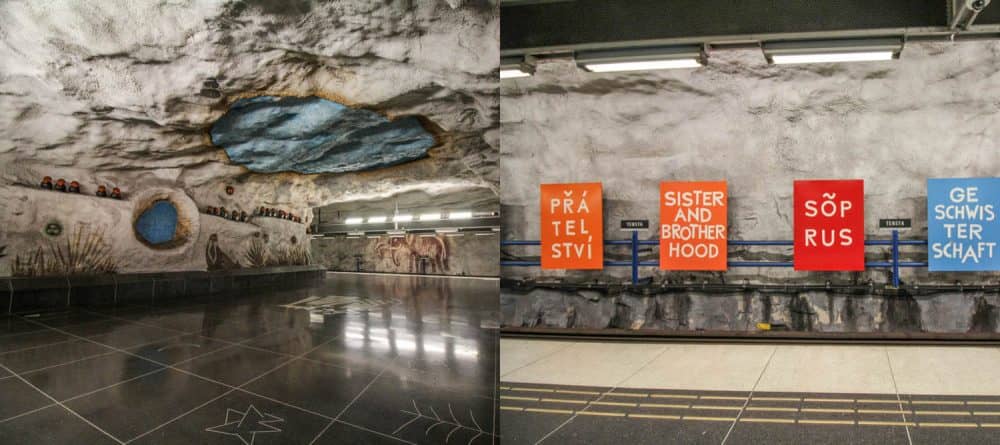 Tensta σταθμός μετρό της Στοκχόλμης 