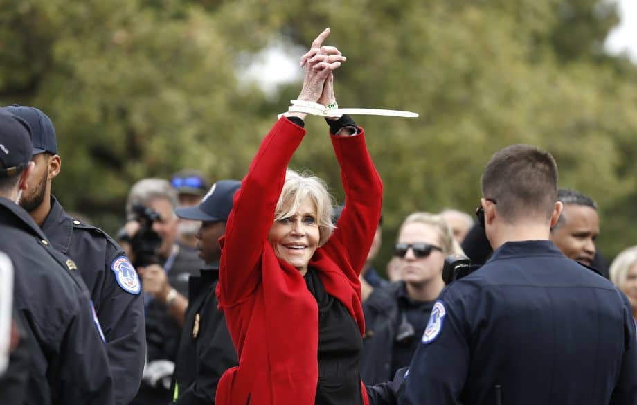 Jane Fonda arrested