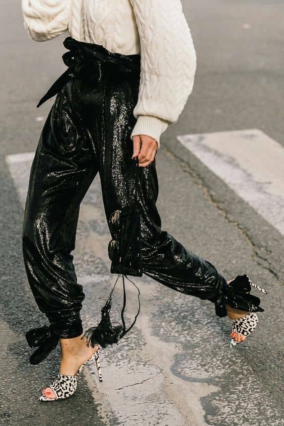 sequin pants