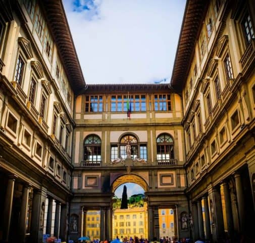 καλλιτεχνικές πόλεις της Ευρώπης Uffizi Gallery