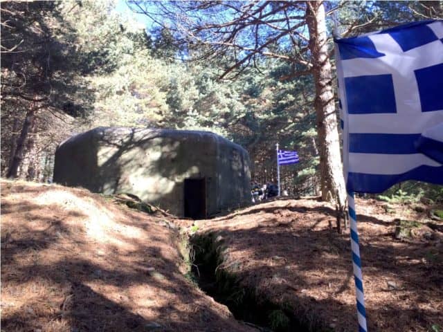 Πηγή εικόνας: hellasjournal.com | Το πολυβολείο Π8 στο όρος Μπέλες, όπου πολέμησε ο Δημήτριος Ίτσιος 