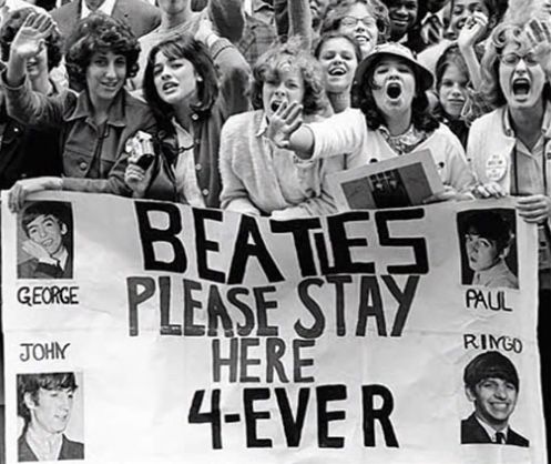 Beatles please stay here 4-ever, by fans