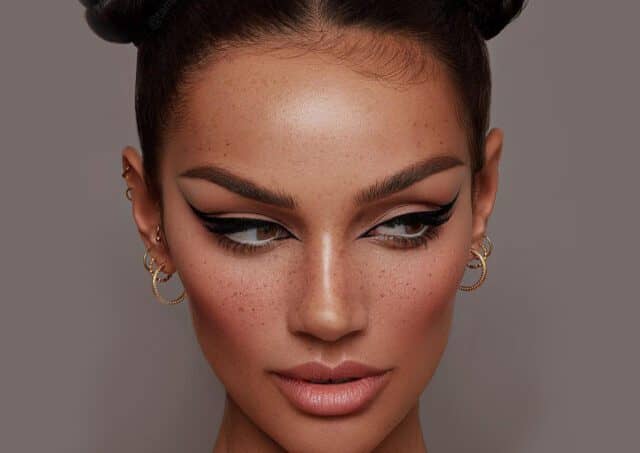 Black eyeliner