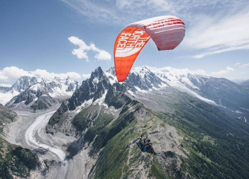 Chamonix paragliding