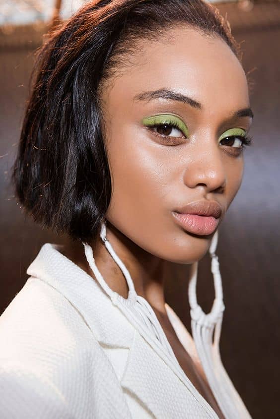Green eyes makeup