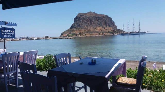Φαγητό στη Μονεμβασιά - Σκορπιός