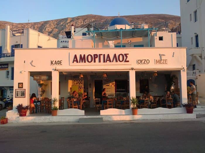 Εστιατόρια στην Αμοργό - Αμοργιαλός