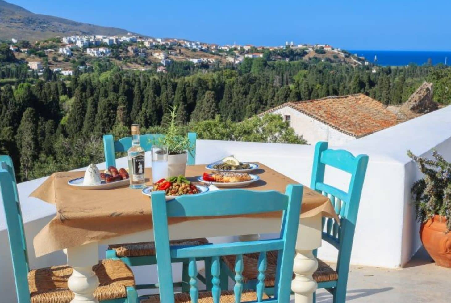 εστιατόρια στην Άνδρο - Γεύσεις με Θέα