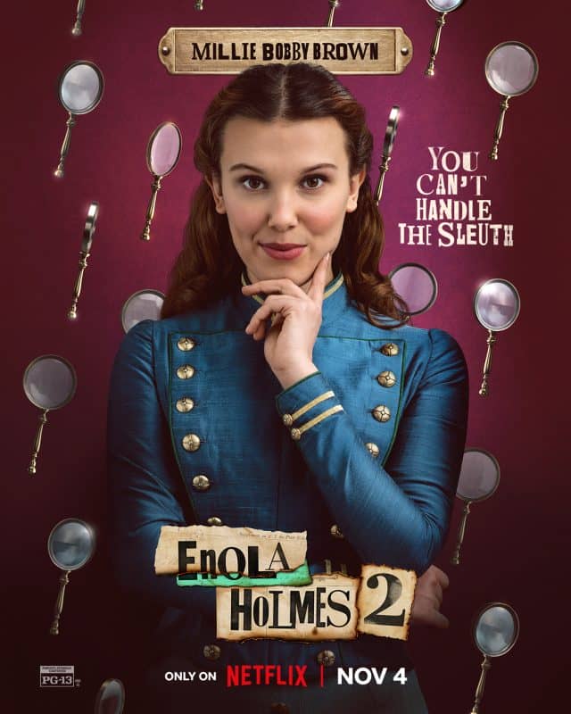 Το “Enola Holmes 2” είναι η ιδανική ταινία για να απολαύσετε με “σνακς και κουβερτούλα” στον καναπέ του σπιτιού σας. Κατάλληλο για οικογενειακή βραδιά ή για sleepover.