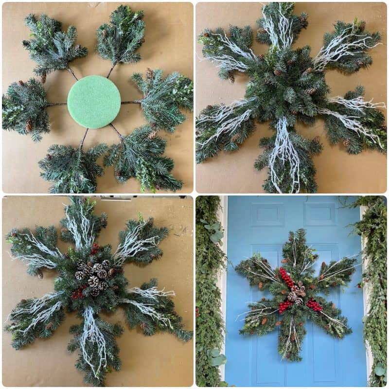 Diy Χριστουγεννιάτικα Στεφάνια με «φυσικά υλικά»