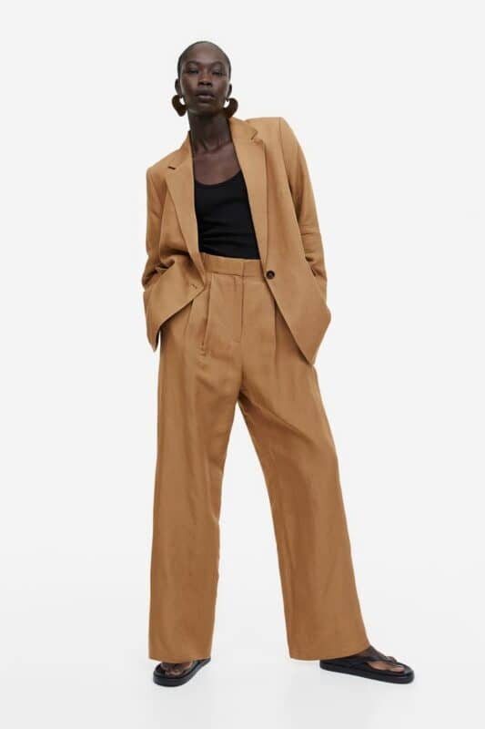 Linen suit