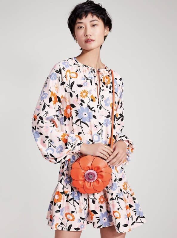 3d floral bag