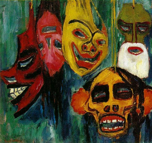 Masks, Emil Nolde, Ο δρόμος για την Αφαίρεση