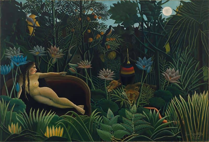 Έκφραση και Πρωτόγονη Τέχνη | Το Όνειρο (Le Rêve) 1910, Henri Rousseau, MoMA