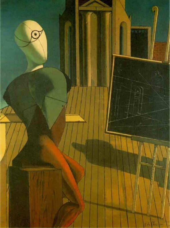 Μεταφυσική Ζωγραφική | Giorgio de Chirico – Ο Μάντης (The Prophet), 1914-15