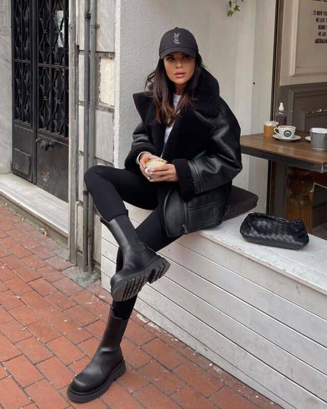 Leather jacket