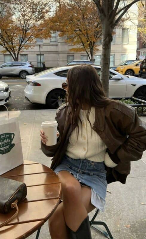 Leather jacket