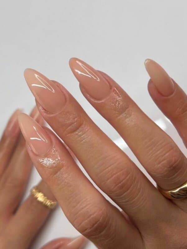 lip gloss nails