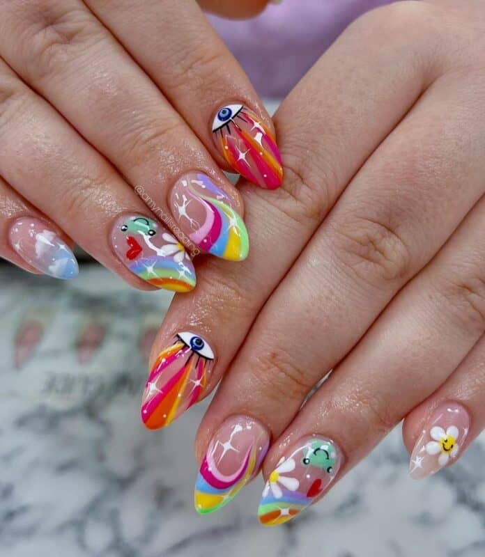 mix and match nails