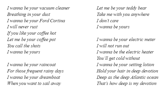 Η ιστορία του "I Wanna Be Yours"