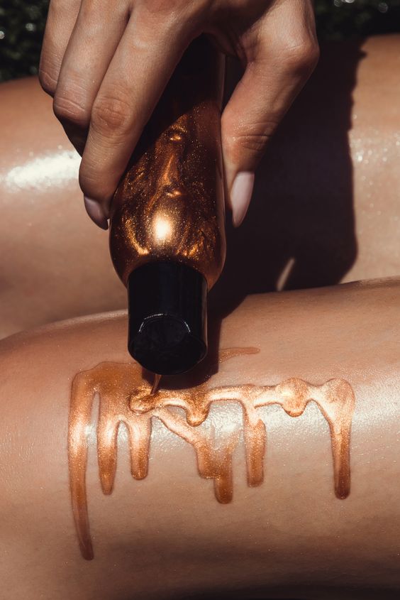 body shimmers