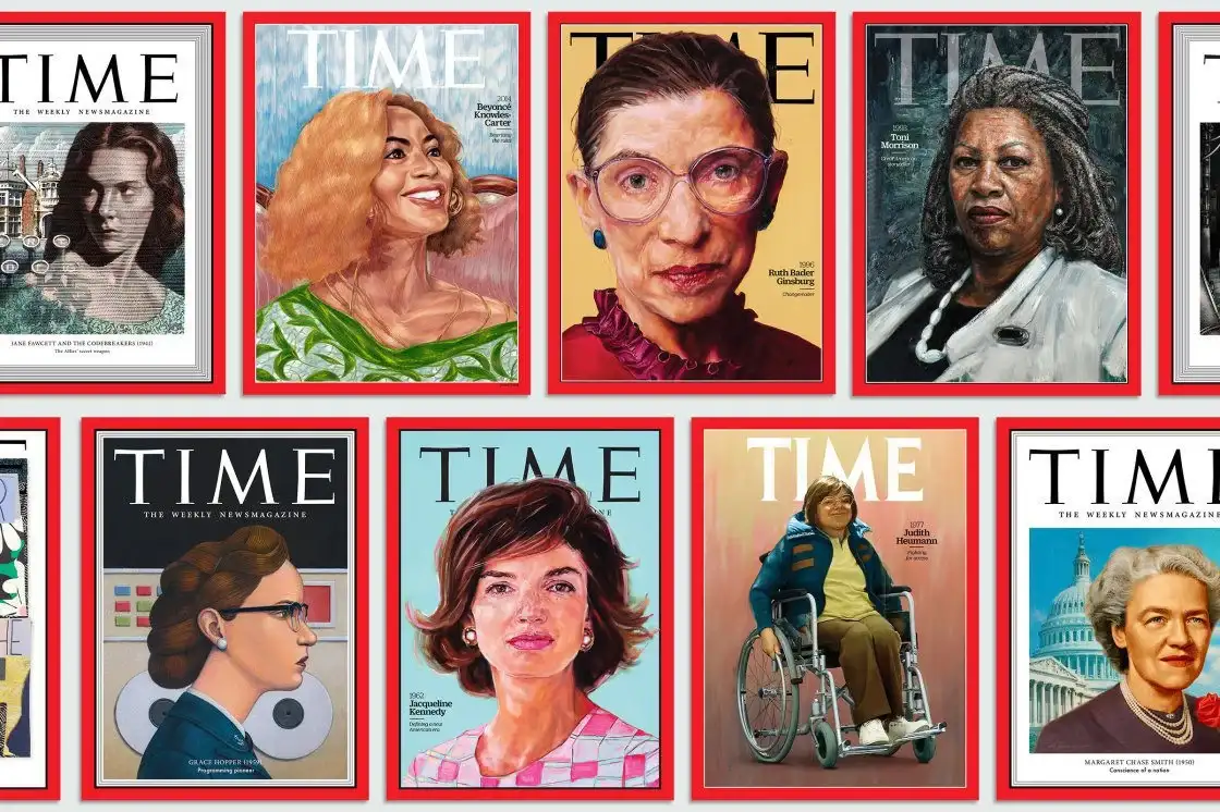 Illustration by Mark Summers for TIME; Fawcett Family/Anthony Crowley/Camera Press/Redux, 2014: Painting by Toyin Ojih Odutola for TIME, 1996: Painting by Shana Wilson for TIME, 1993: Portrait by Tim Okamura for TIME; Schiffer-Fuchs—Ullstein Bild/Getty, 1945: Illustration by Jennifer Dionisio for TIME; Bettmann/Getty, 1969: Art by Mickalene Thomas for TIME; Johnson: Arlene Gottfried—Daniel Cooney Fine Art; Sign: Diana Davies © NYPL/Art Resource, NY, 1959: Illustration by Marc Burckhardt for TIME; Alamy, 1962: Painting by Shana Wilson for TIME, 1977: Illustration by Jason Seiler for TIME; HolLynn D'Lil/Becoming Real in 24 Days, 1950: Illustration by Alan Dingman for TIME; Bettmann/Getty
