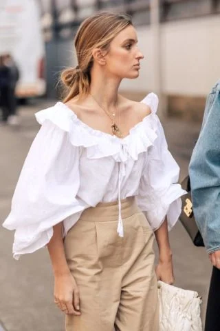 basic κομματια white tops