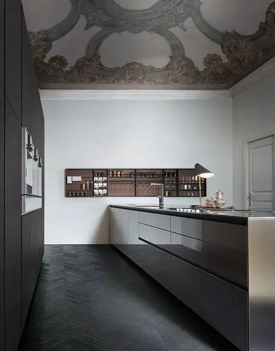kitchen with island
