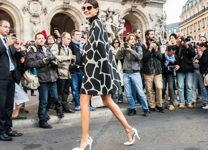 Giraffe-print Coat