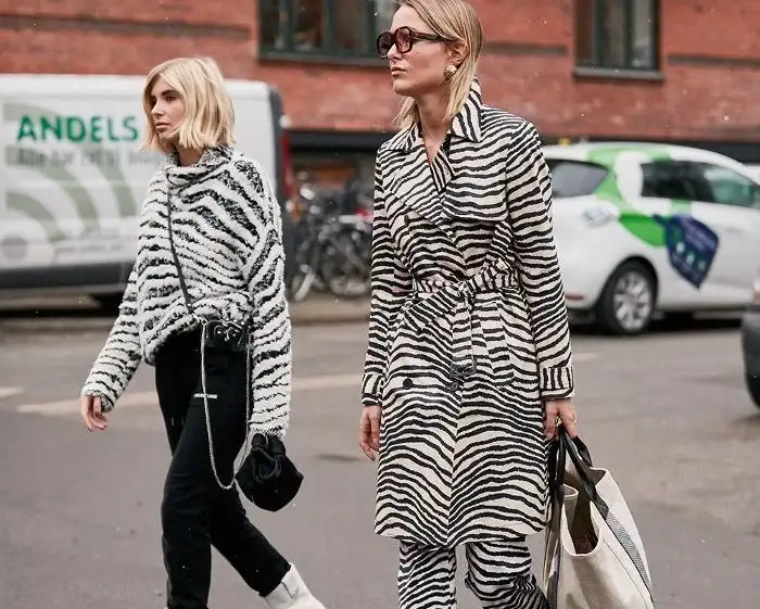 Zebra-print Coat