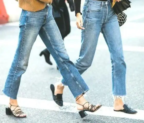 παπούτσια για cropped jeans 