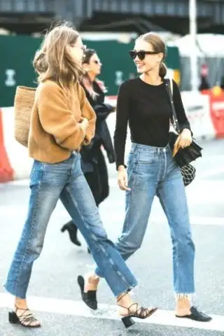 παπούτσια για cropped jeans