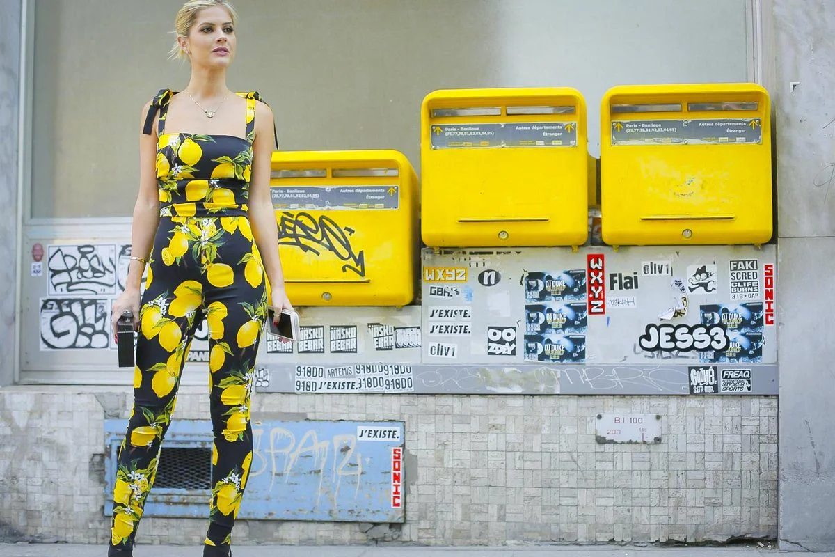 lemon print trend set
