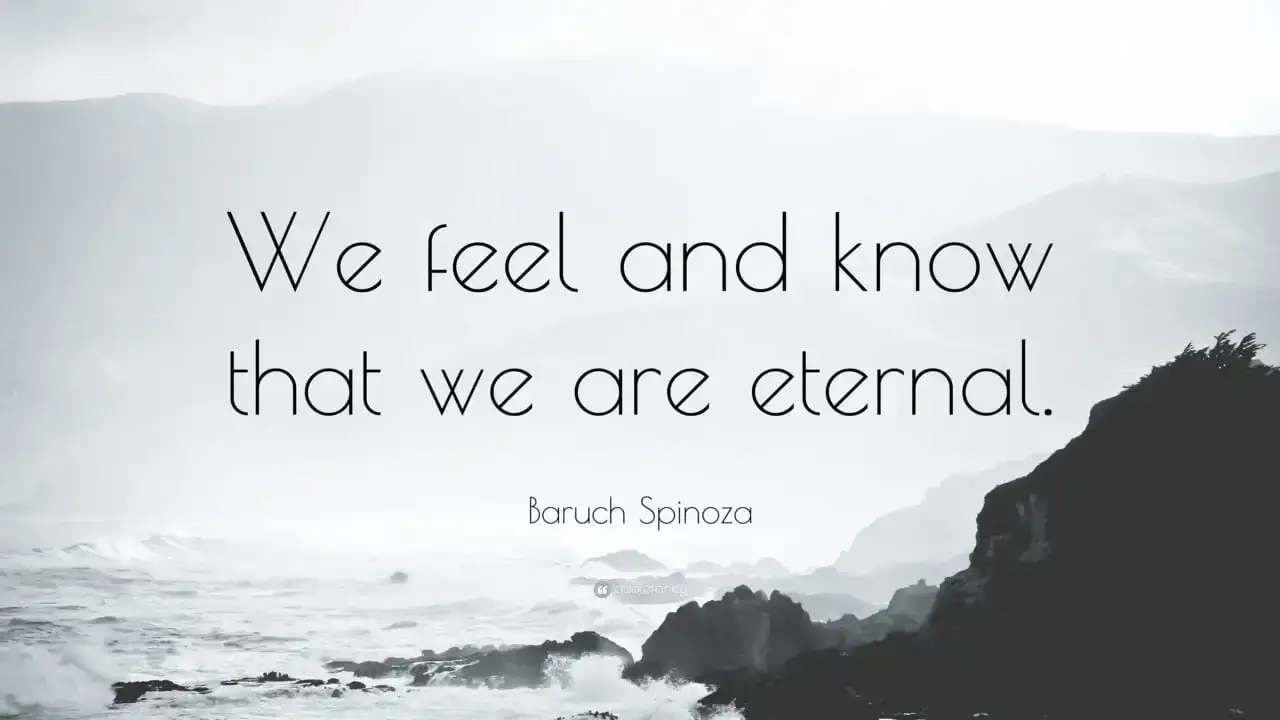 Πηγή εικόνας: quotefancy.com | Απόφθεγμα του Μπάρουχ Σπινόζα.