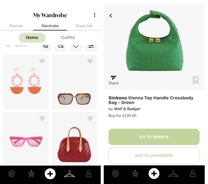 Outfit planning app