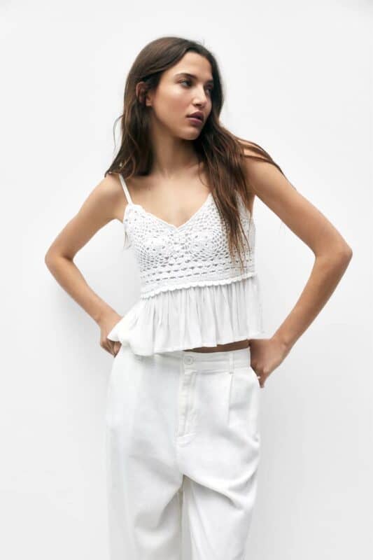 Total white look