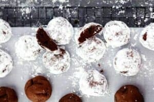 Σοκολατένιοι κουραμπιέδες