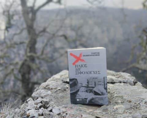 " Ήλιος με ξιφολόγχες", [Εικόνα : Ρίτα Μπαούση]