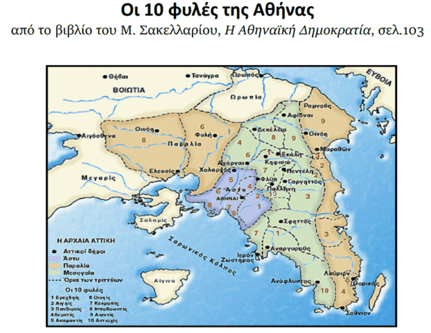 Οι 10 φυλές της Αθήνας