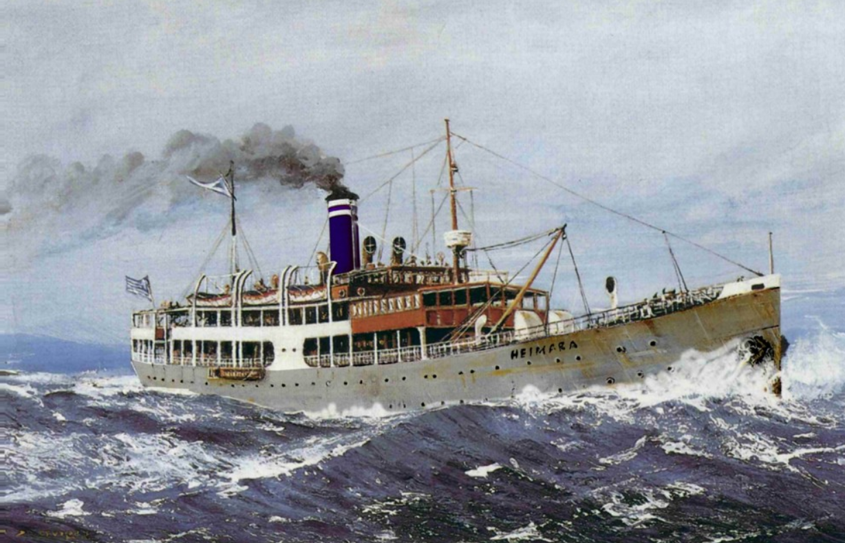 Το επιβατηγό Χειμάρρα που βυθίστηκε το 1947 | Πηγή Εικόνας: thesun.co.uk