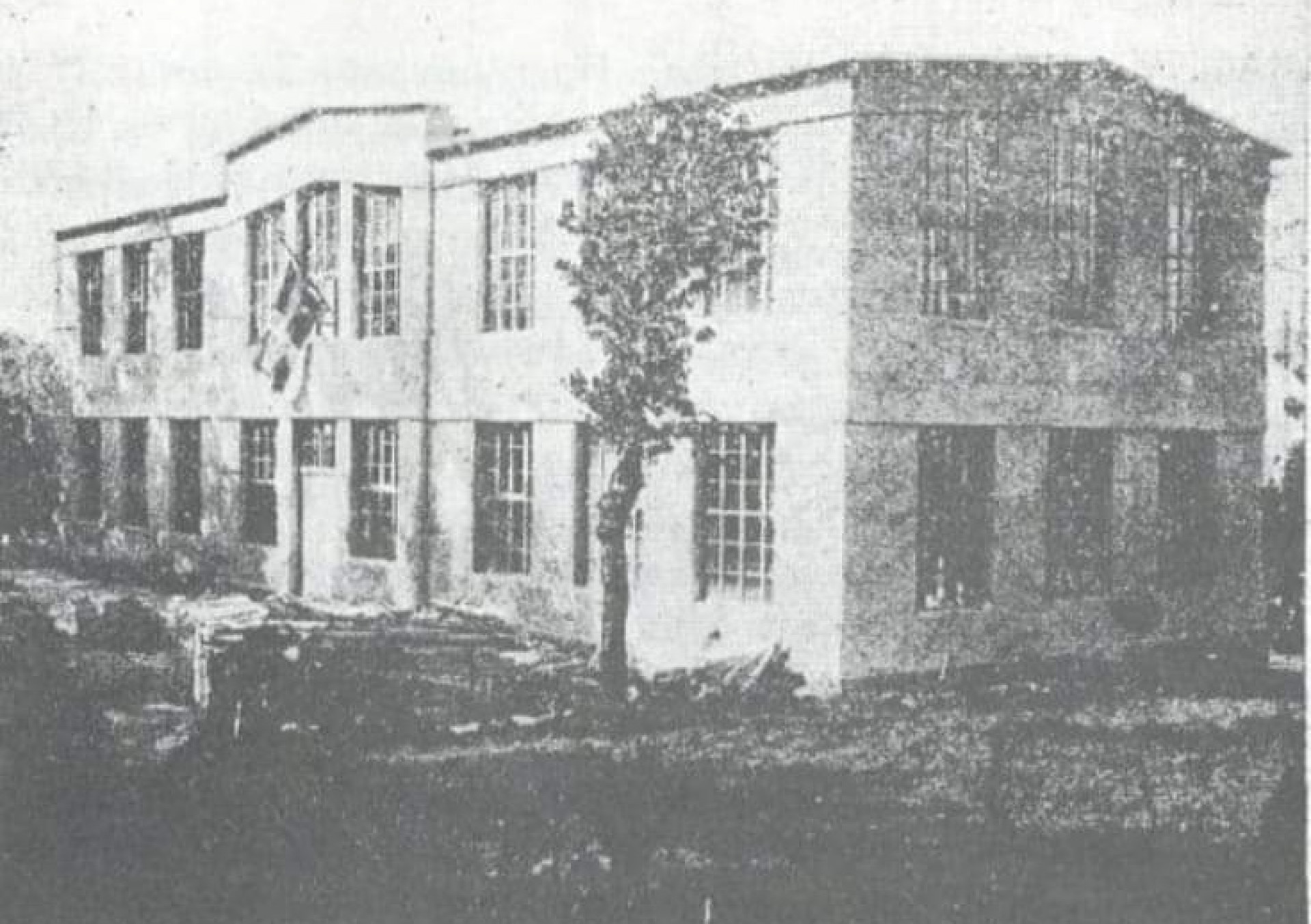 Εργοστάσιο Ταπητουργίας στον Άγιο Πέτρο Αρκαδία που επιχορηγήθηκε από το Σχέδιο Μάρσαλ | Πηγή Εικόνας : vidarchives.gr