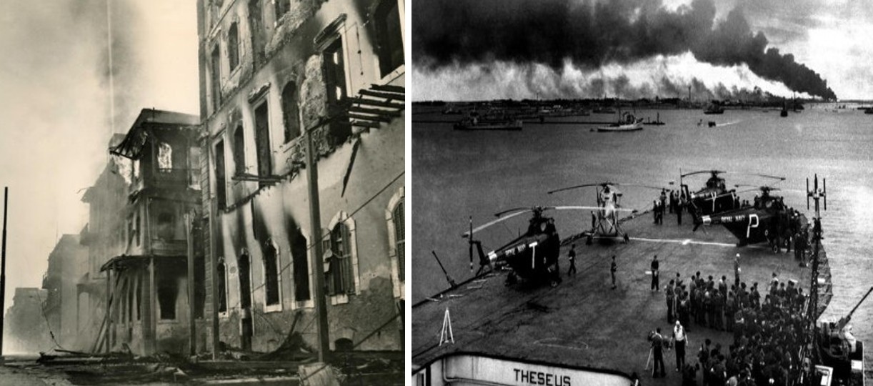 Κρίση του Σουέζ 1956: Απόβαση βρετανικών δυνάμεων στο Πορτ Σάιντ, σε μια σύγκρουση που πυροδότησε μία από τις πρώτες μεγάλες πετρελαϊκές κρίσεις της μεταπολεμικής εποχής | Πηγή Εικόνας: Piemags Archives Military