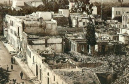 Ερείπια στη πρωτεύουσα του νησιού της Κω από τον φονικό σεισμό του 1933 | Πηγή Εικόνας: researchgate.net