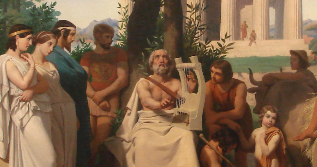 Όμηρος απαγγέλει