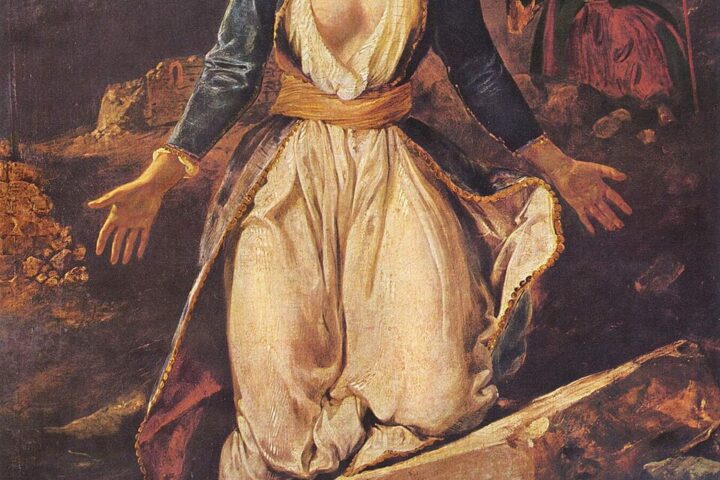 Πίνακας του Ντελακρουά ο οποίος απεικονίζει την Ελλάδα.