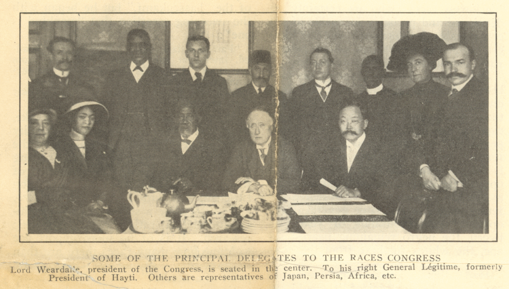 Aντιπρόσωποι του Πρώτου Παγκόσμιου Συνεδρίου Φυλών το 1911 | Πηγή Εικόνας: heritage.humanists.uk
