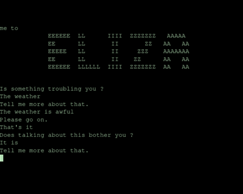 Μία συντομη συνομιλία με την Eliza