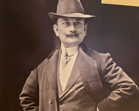 Ο Κωνσταντίνος Παρθένης σε προσωπογραφία.