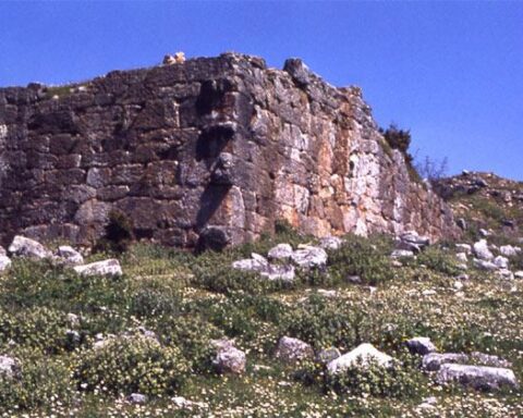Το φρούριο από την αρχαία Πέλιννα.